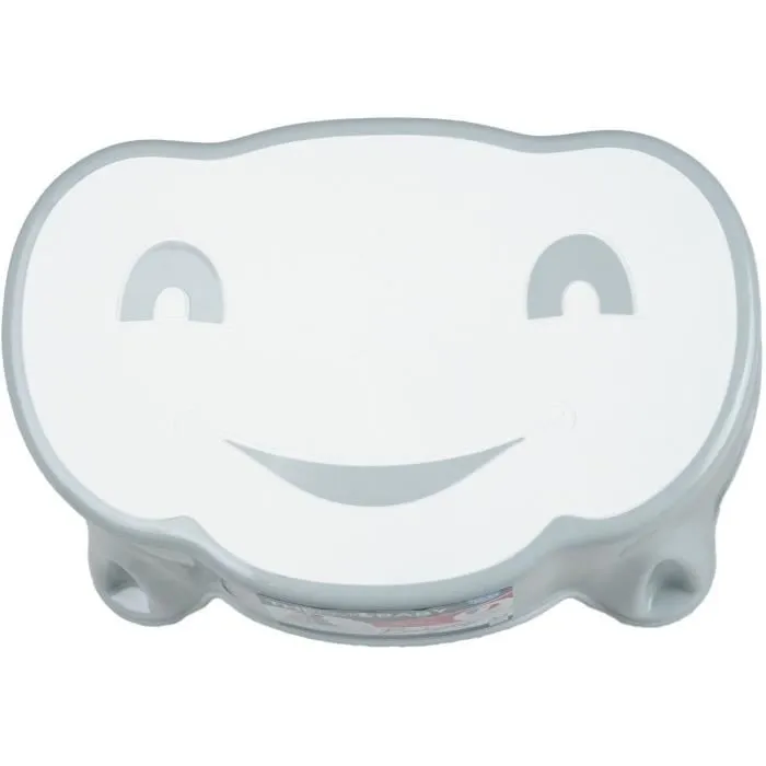 Thermobaby Reposapiés Baby Step Gris Charme con Almohadillas Antideslizantes y Superficie Antideslizante