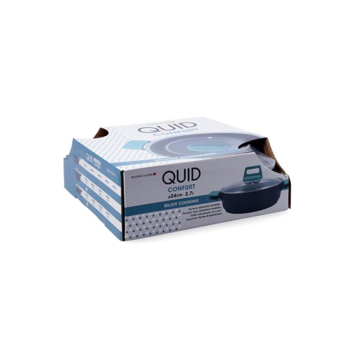 Tartera Aluminio Fundido Confort Quid 24 cm - 2,7 L (4 Unidades) 4 Tartera Aluminio Fundido Confort Quid 24 cm - 2,7 L (4 Unidades) 4