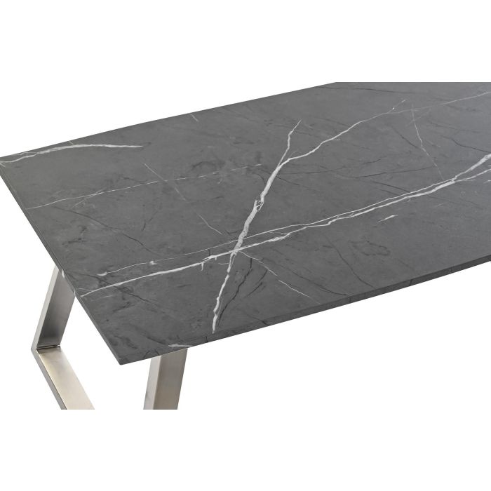 DKD Home Decor Mesa Centro Moderna para Salón Negra, de 120 cm de Ancho x 60 cm de Fondo x 44 cm de Alto, fabricada en MDF y Acero 1 DKD Home Decor Mesa Centro Moderna para Salón Negra, de 120 cm de Ancho x 60 cm de Fondo x 44 cm de Alto, fabricada en MDF y Acero 1