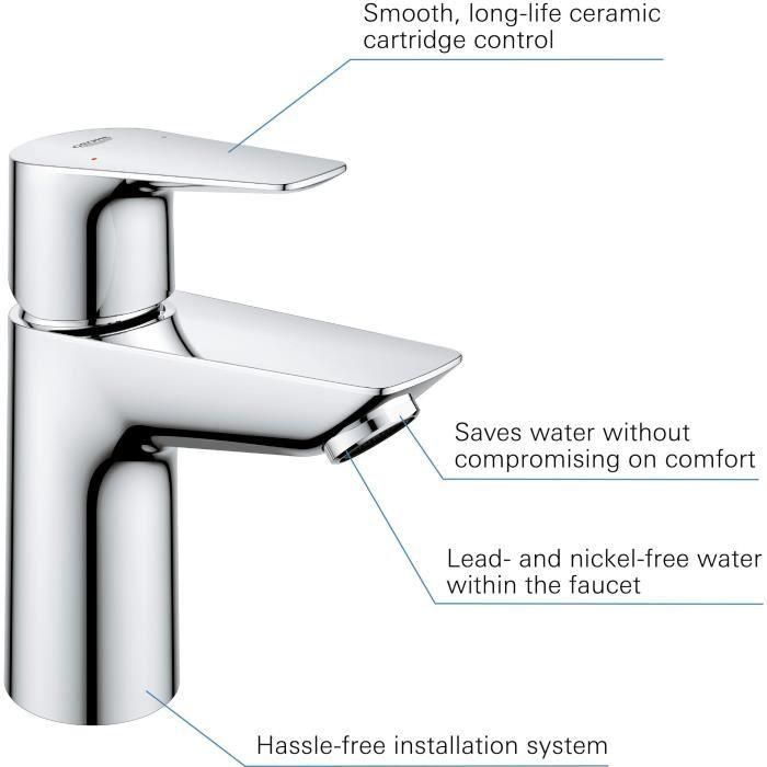 GROHE - MEJORADOR MONOCOMANDE LAVABO - Tamaño S 4 GROHE - MEJORADOR MONOCOMANDE LAVABO - Tamaño S 4
