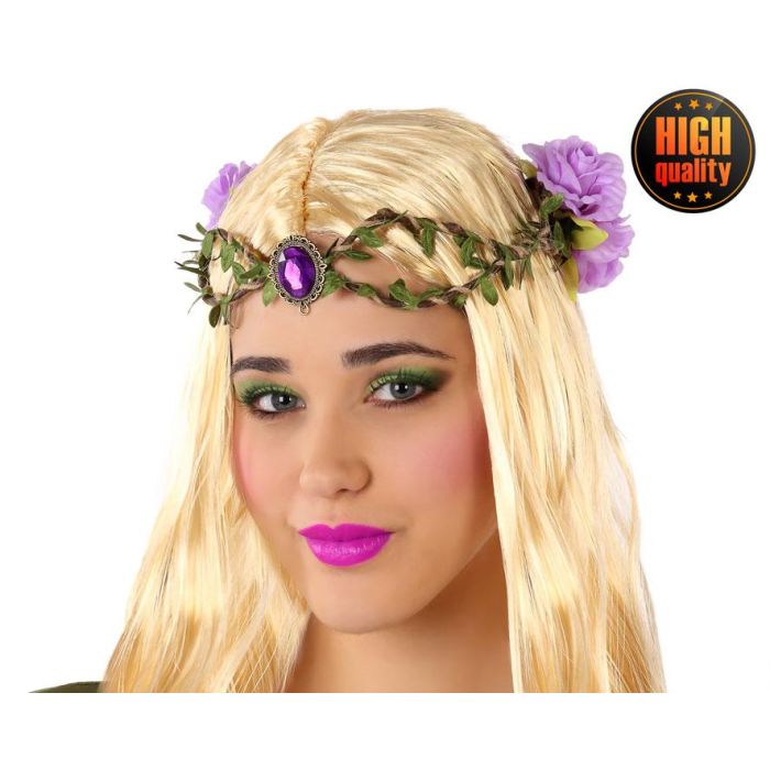 Diadema Flores Hippie Elfo Mistica