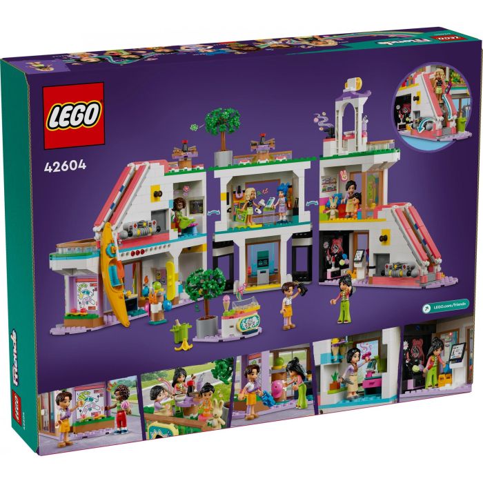 LEGO 42604 Friends Heartlake City Mall, Muñeca de Juguete para Niñas y Niños, Kit de Personajes 9