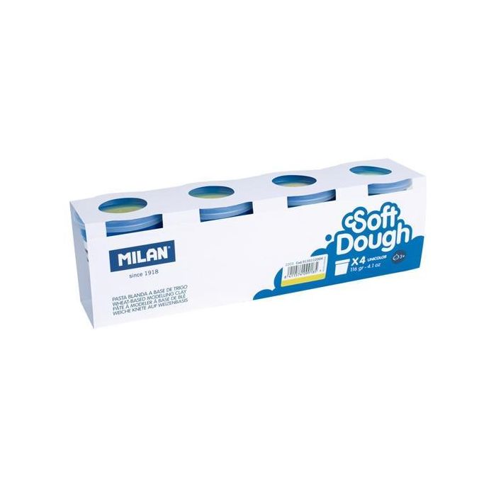 Milan Pasta Blanda Soft Dough Caja 4 Botes 116 gr Amarillo Milan Pasta Blanda Soft Dough Caja 4 Botes 116 gr Amarillo