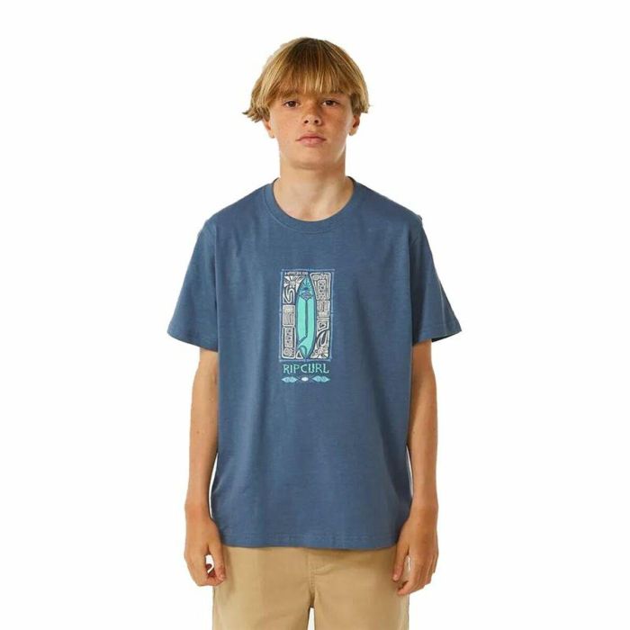 Camiseta de Manga Corta Infantil Rip Curl Lost Island Azul 6 Años 0 Camiseta de Manga Corta Infantil Rip Curl Lost Island Azul 6 Años 0