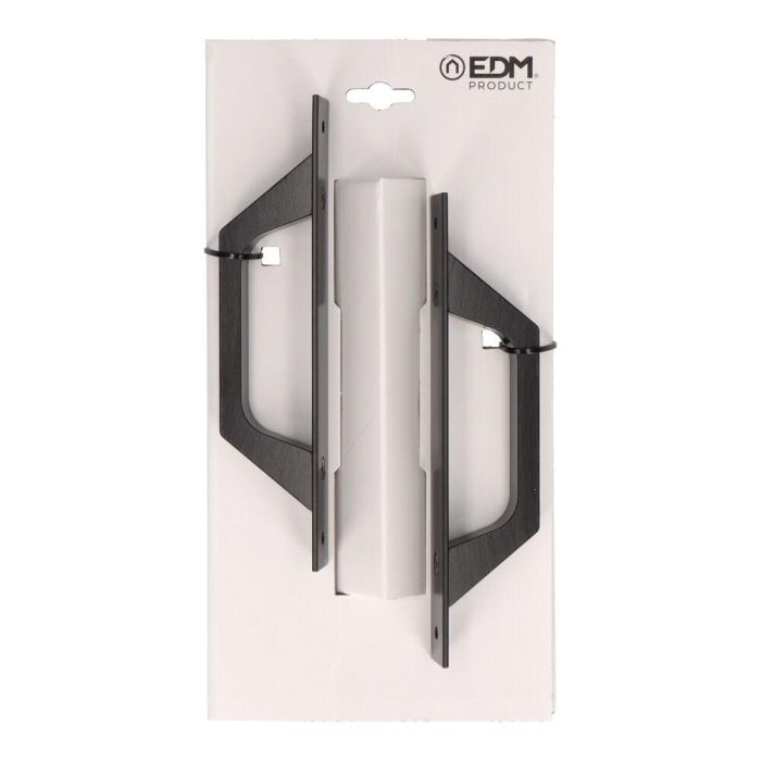 Edm Asa Recta con Placa 6804 Aluminio Negro Blister 2 Unidades 200 x 25 mm 0 Edm Asa Recta con Placa 6804 Aluminio Negro Blister 2 Unidades 200 x 25 mm 0