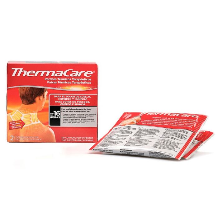 Thermacare Parche Térmico Terapéutico - 2 Parches - Para Dolor De Cuello, Hombro Y Muñeca