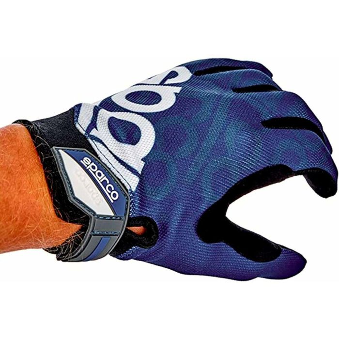 Guantes de Trabajo Sparco Meca III Nraz Azul 3 Guantes de Trabajo Sparco Meca III Nraz Azul 3