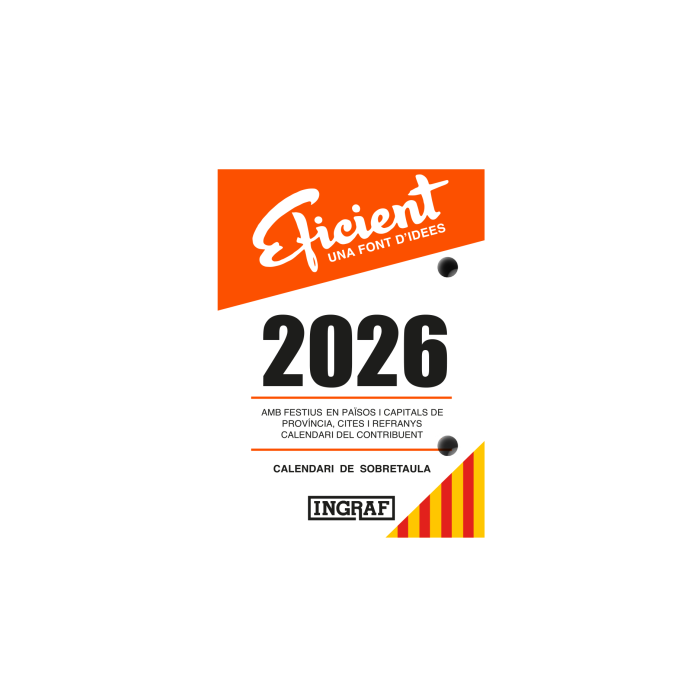 Ingraf Bloque Bufete Eficiente Catalán 2026