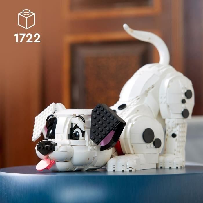 Lego Set de Construcción Disney 101 Dálmatas Cachorro Articulado para Exponer - 1722 Piezas, Figura Personalizable de 22cm para Adultos 1 Lego Set de Construcción Disney 101 Dálmatas Cachorro Articulado para Exponer - 1722 Piezas, Figura Personalizable de 22cm para Adultos 1