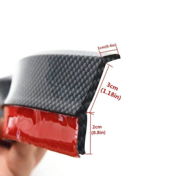 OCC Motorsport Añadido Paragolpes Universal Carbono OCCDEC001 Look Deportivo 250cm x 6cm 3