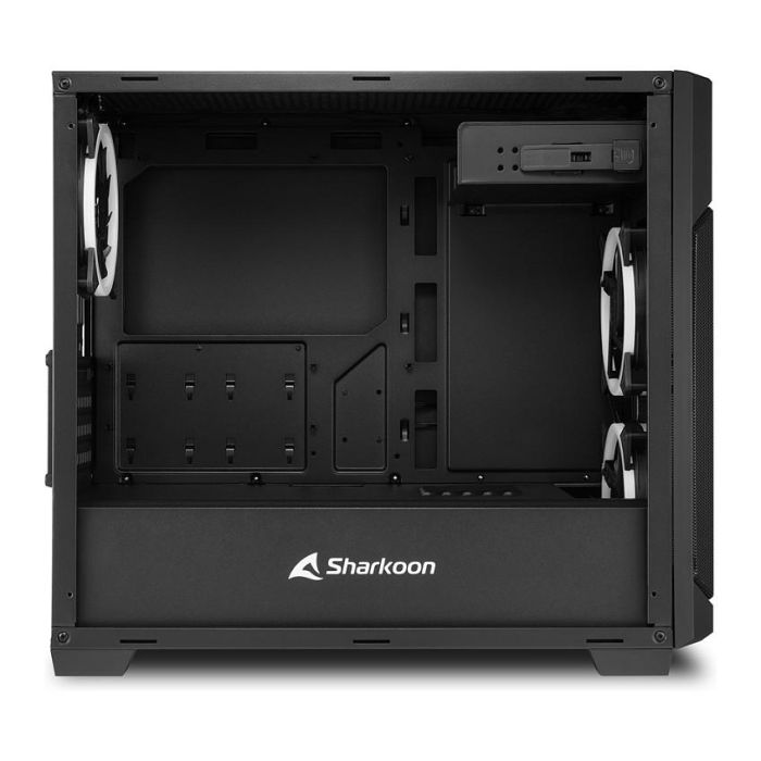 Sharkoon V1000 RGB Black, Micro Torre, PC Gaming, Negro 4 Sharkoon V1000 RGB Black, Micro Torre, PC Gaming, Negro 4