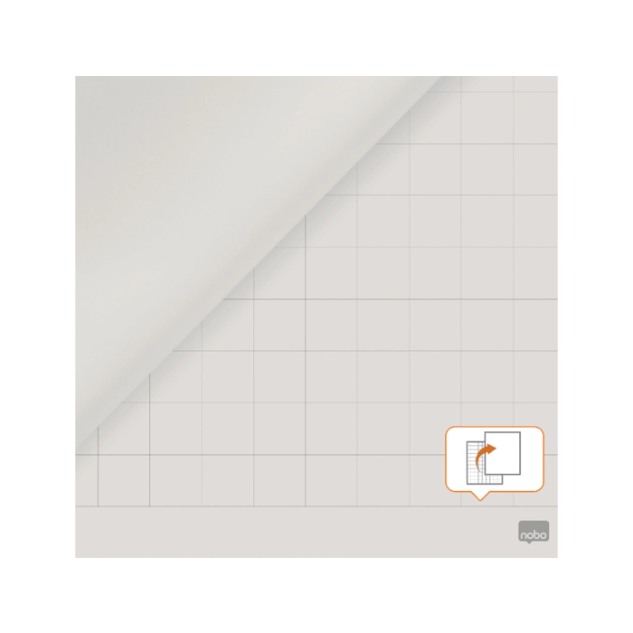 Nobo Bloc Congreso Papel Reciclado Cuadriculado/Liso 580x810 mm 50 Hojas 70 g/m² Certificado Nordic Swan 3