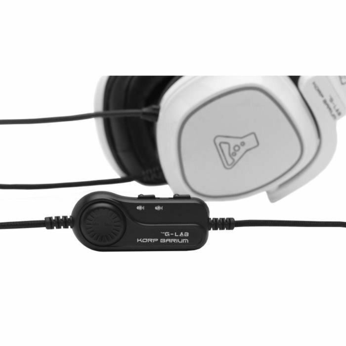 Auriculares para juegos con cable - THE G-LAB - KORP BARIUM - Blanco 1