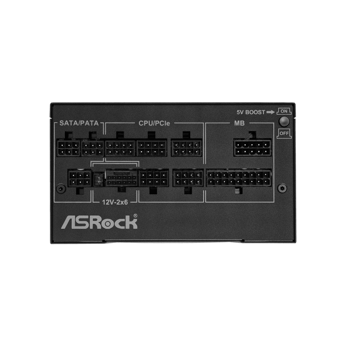 ASRock Fuente de Alimentación PG-850G 850W 80 Plus Gold ATX Modular Negro 90-UXP085-GFEAAB 3