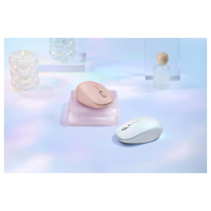 ASUS Ratón Inalámbrico MD101 Óptico RF Wireless + Bluetooth 2400 DPI Rosa 12