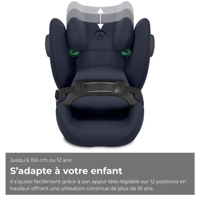 Cybex Silla de Coche Pallas B3 i-Size CBX4063846432059 Grupo 1/2/3 Reclinable Azul Marino 1