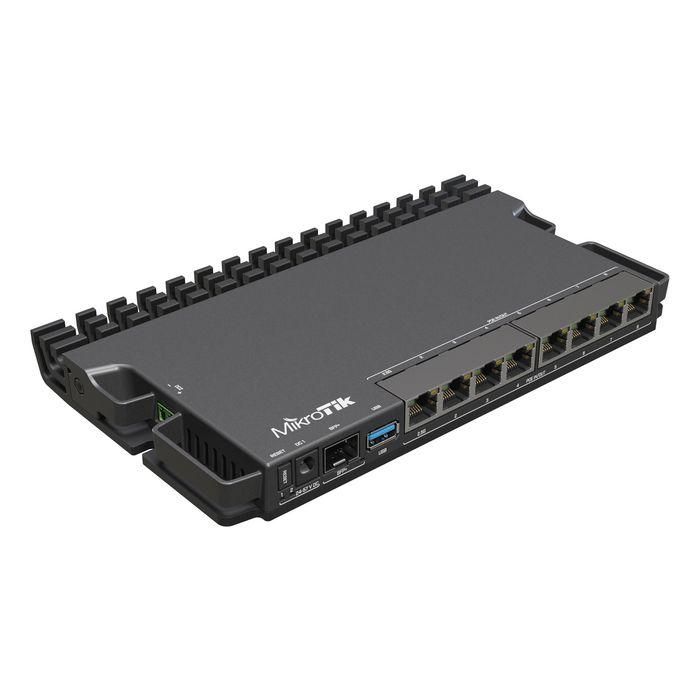 Mikrotik Rb5009Ug+S+In Router con 7 Puertos Gigabit, 1 Puerto 2.5G, 1 Puerto SFP+ 10G, CPU 1.4GHz Quad-Core, 1GB RAM 1 Mikrotik Rb5009Ug+S+In Router con 7 Puertos Gigabit, 1 Puerto 2.5G, 1 Puerto SFP+ 10G, CPU 1.4GHz Quad-Core, 1GB RAM 1