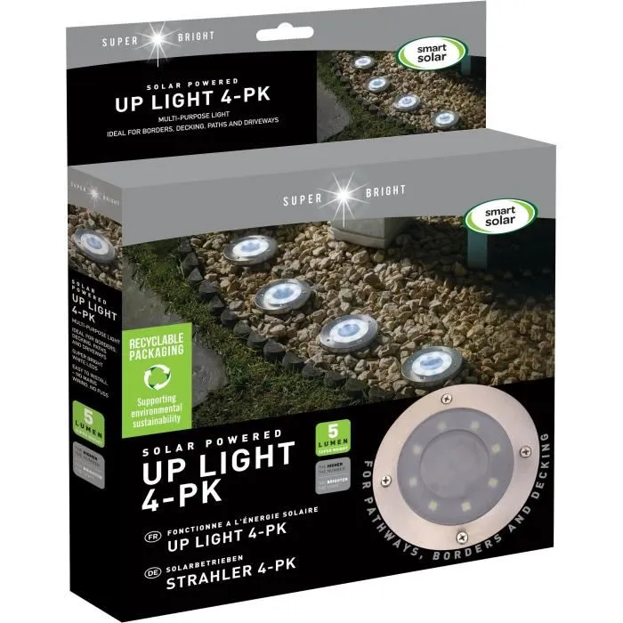 Smart Garden light Solar Spot - 4 5 Pack Lumen SMA5050642030366 4