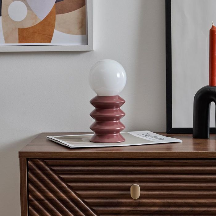 Lámpara Cerámica Terracota Home Deco Factory 3 Lámpara Cerámica Terracota Home Deco Factory 3