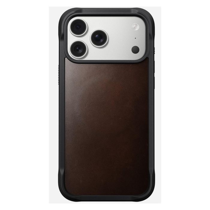 Nomad Rugged Leather Case para Apple iPhone 17 Pro Max - Funda Protectora de Cuero Horween Rustic Brown con MagSafe 0 Nomad Rugged Leather Case para Apple iPhone 17 Pro Max - Funda Protectora de Cuero Horween Rustic Brown con MagSafe 0