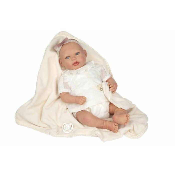Muñeca reborn arias 45 cm delia c/manta c/pelo decorado 11 Muñeca reborn arias 45 cm delia c/manta c/pelo decorado 11