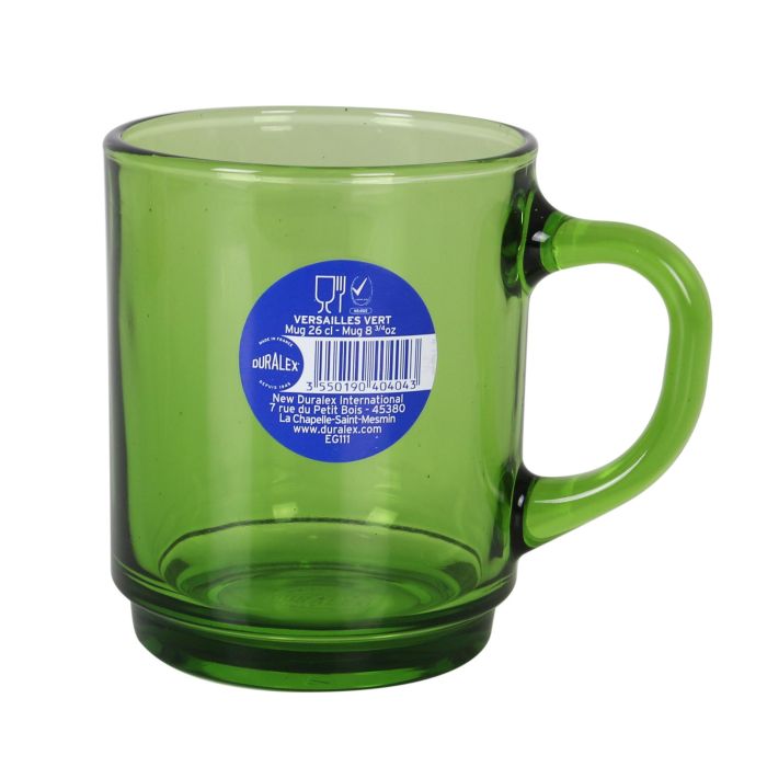 Duralex Mug Apilable 26Cl Verde Versailles Colección Ambar (12 Unidades) 4