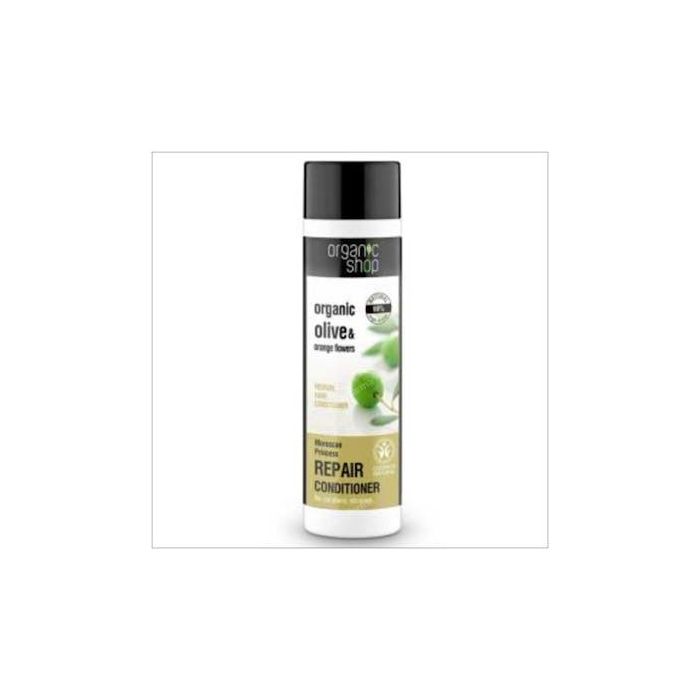 ORGANIC SHOP Acondicionador Reparador Aguacate-Oliva 280ml - Nutre e Hidrata sin Parabenos ni Siliconas