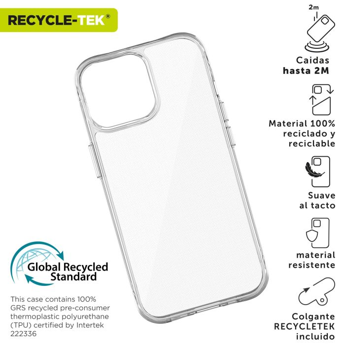 Muvit Funda Shockproof 2M para Apple iPhone - Protección contra caídas, material reciclado, suave al tacto 1 Muvit Funda Shockproof 2M para Apple iPhone - Protección contra caídas, material reciclado, suave al tacto 1