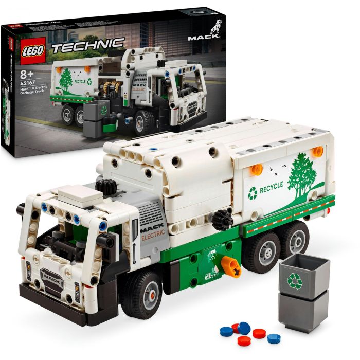 LEGO 42167 Camión de Residuos Mack LR Electric Technic para +8 años 14 LEGO 42167 Camión de Residuos Mack LR Electric Technic para +8 años 14