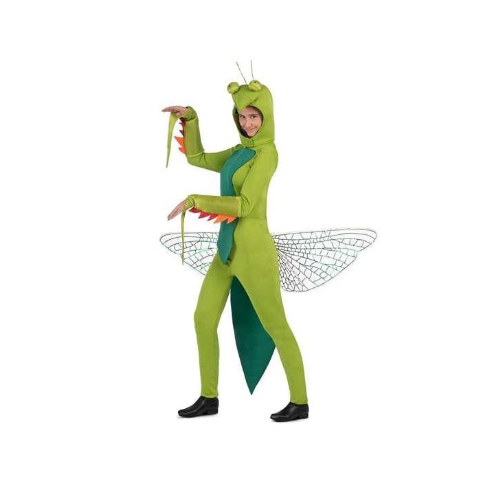 Disfraz mantis capucha, mono y brazaletes talla one size 3 Disfraz mantis capucha, mono y brazaletes talla one size 3