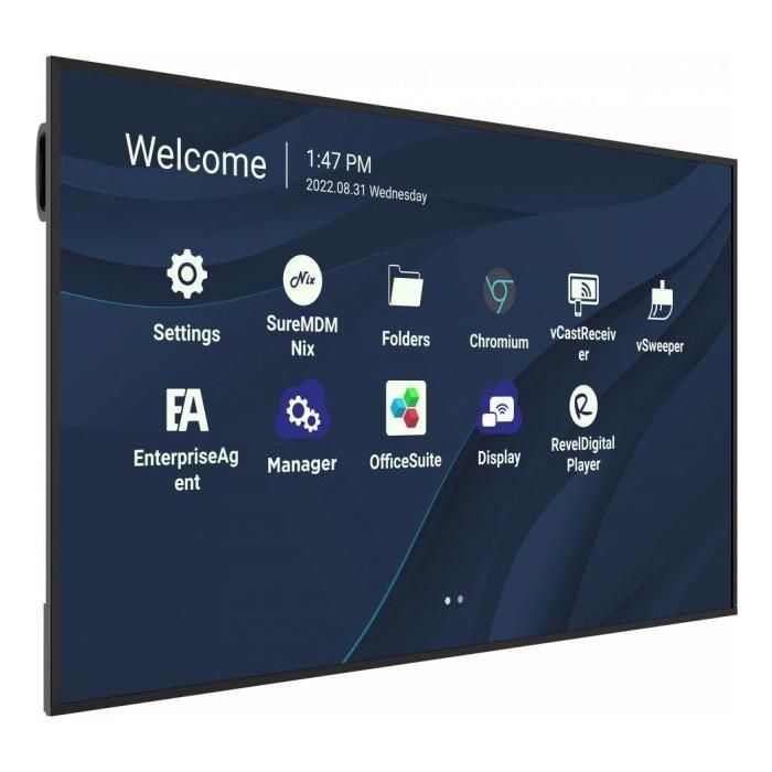 Viewsonic CDE7530 - Pantalla Comercial 190.5cm (75 pulgadas) 4K UHD 500nits HDMI/LAN/USB-C 1