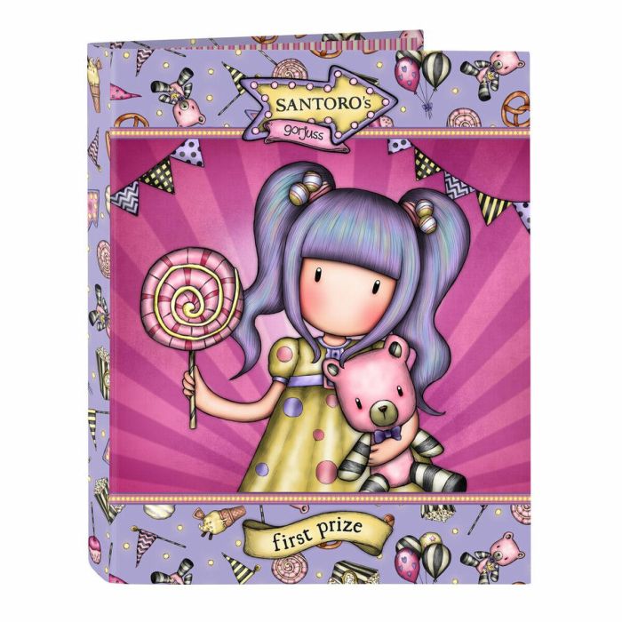 Carpeta de anillas Gorjuss First prize Lila A4 (26.5 x 33 x 4 cm) 0 Carpeta de anillas Gorjuss First prize Lila A4 (26.5 x 33 x 4 cm) 0