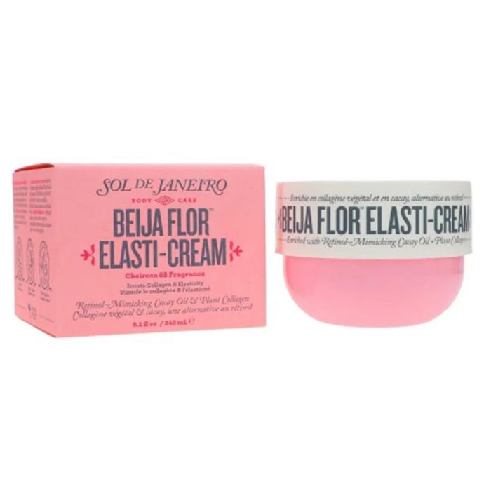 Sol De Janeiro BEIJA FLOR elasti-cream 240 ml - Crema corporal nutritiva con aceite de cacay y colágeno vegano para piel firme y revitalizada