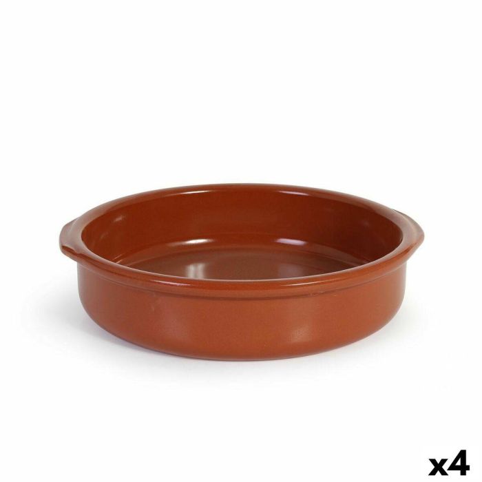 Cazuela Azofra Barro cocido 29 x 27 x 6,5 cm (4 Unidades) Cazuela Azofra Barro cocido 29 x 27 x 6,5 cm (4 Unidades)