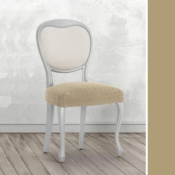 Funda para Silla Eysa JAZ Beige 50 x 5 x 50 cm 2 Unidades 6