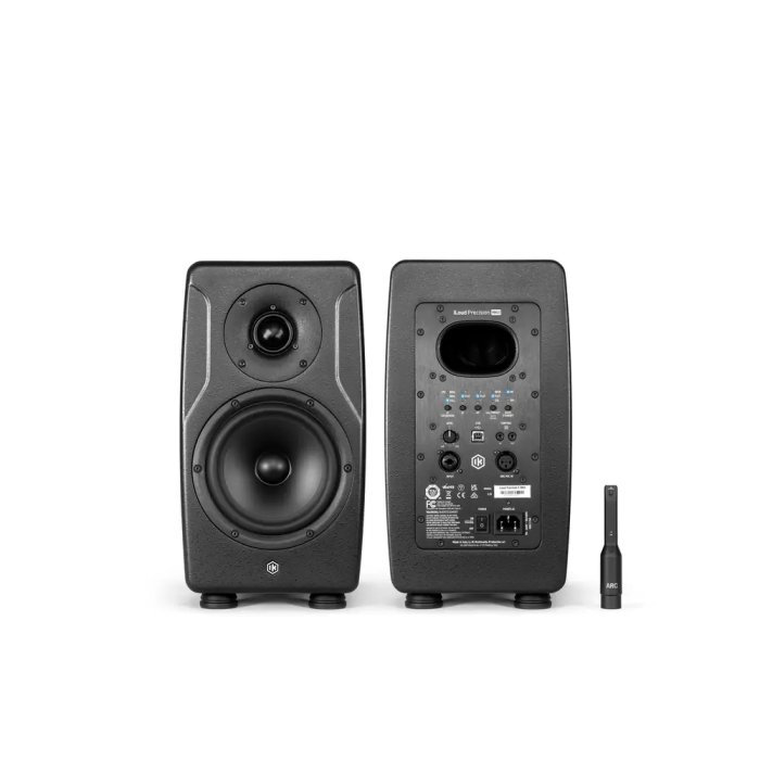 IKMULTIMED iLoud Precision 6 MKII Monitor de Estudio Negro, 150W RMS, Respuesta 45 Hz - 30 kHz, Woofer 6.5", Tweeter 1.5", Corrección ARC 4