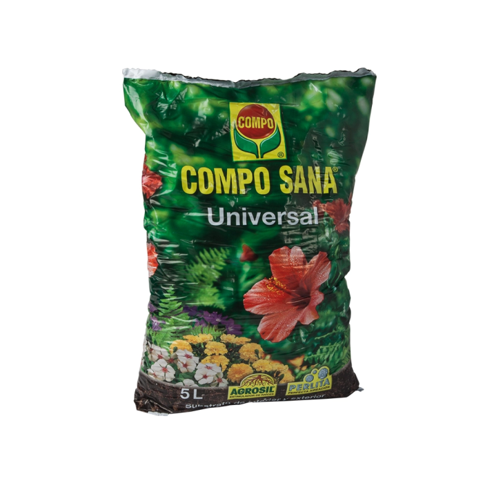 Compo Sustrato Universal para Plantas de Interior y Exterior Saco de 5 Litros 1