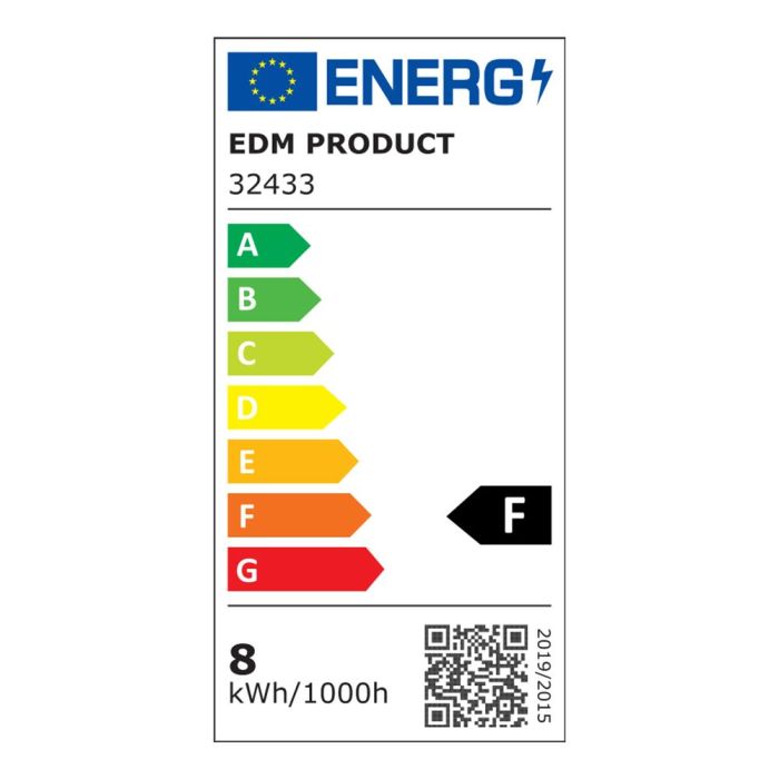 Lámpara de pared de led 8w 800lm 4.000k luz día 40x12,8x5,10cm edm 4