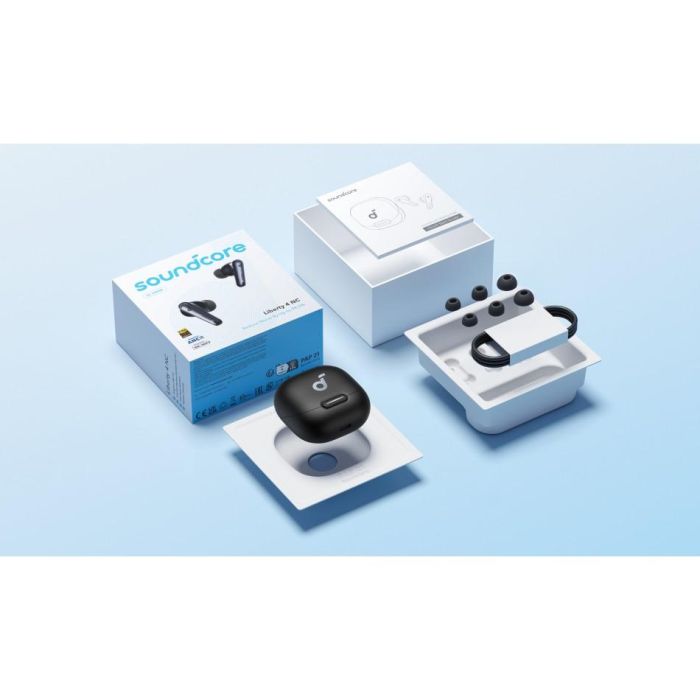 Anker Liberty 4 NC Auriculares True-Wireless In-Ear con Cancelación de Ruido Activa Color Negro 1