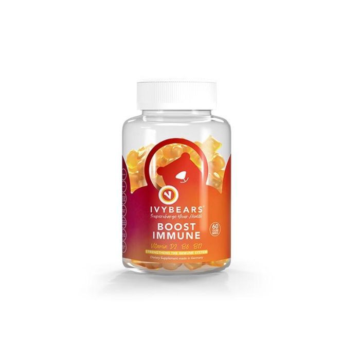 Ivybears Boost Immune Gominolas Veganas 150g para la Salud, Fuerza Física y Estimular el Sistema Inmunológico