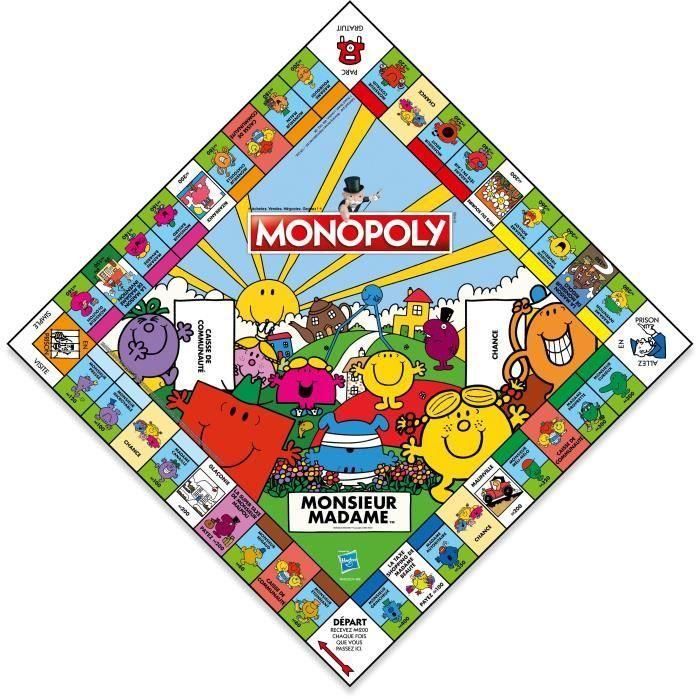 Monopoly Monsieur Madame - Juego de mesa - MOVIMIENTOS GANADORES - Monopoly protagonizado por los personajes de Monsieur Madame. 2 Monopoly Monsieur Madame - Juego de mesa - MOVIMIENTOS GANADORES - Monopoly protagonizado por los personajes de Monsieur Madame. 2