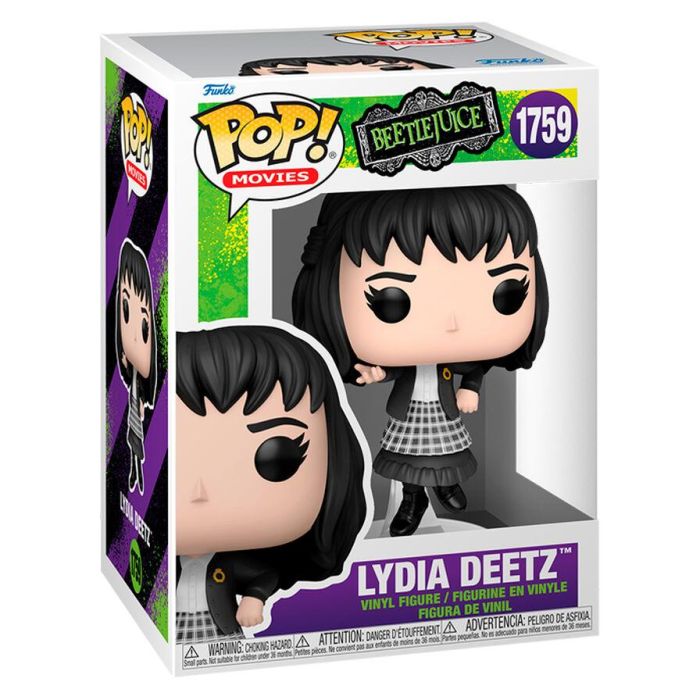 Funko Pop Lidia Deetz Beetlejuice - Figura de Vinilo de 9 cm con Caja Original 0 Funko Pop Lidia Deetz Beetlejuice - Figura de Vinilo de 9 cm con Caja Original 0