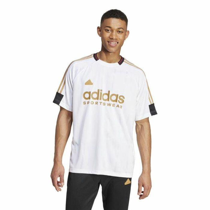 Camiseta de Manga Corta Hombre Adidas House Of Tiro Nations Pack Blanco 4