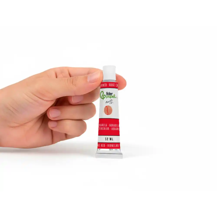 Liderpapel Pintura de Acuarela Caja 12 Tubos de Aluminio 12 ml Colores Surtidos 6