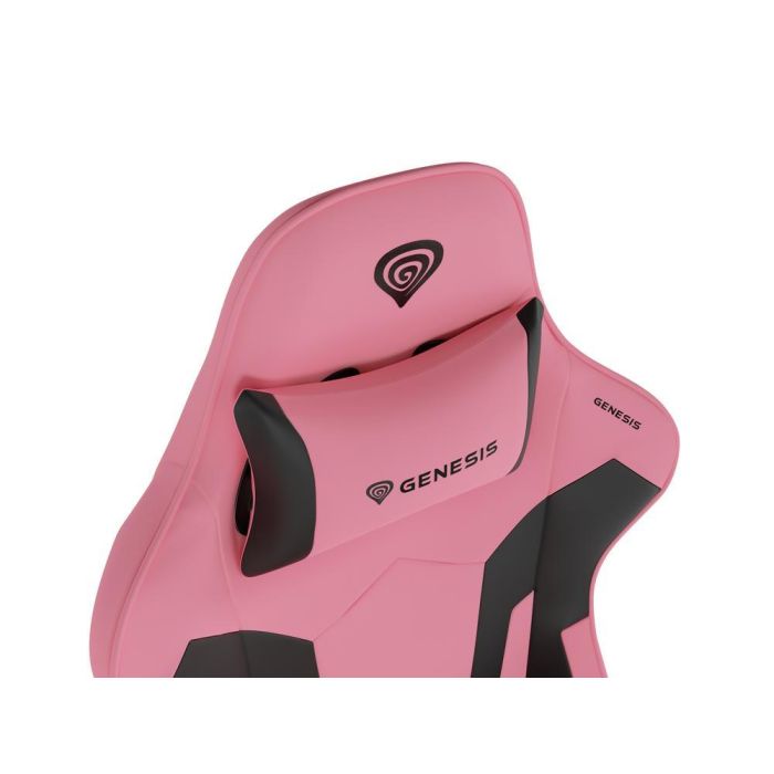 GENESIS Nitro 720 Silla Gaming PC Ergonómica con Asiento Inflable de Tela Negro/Rosa, Reposabrazos 3D Ajustables, Soporta 150 kg 8 GENESIS Nitro 720 Silla Gaming PC Ergonómica con Asiento Inflable de Tela Negro/Rosa, Reposabrazos 3D Ajustables, Soporta 150 kg 8