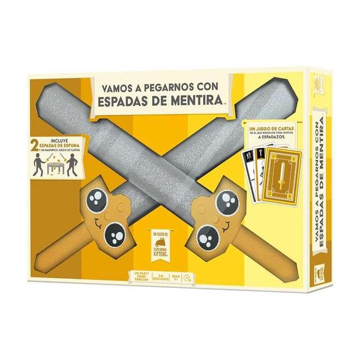 Vamos a pegarnos con espadas de mentira Vamos a pegarnos con espadas de mentira