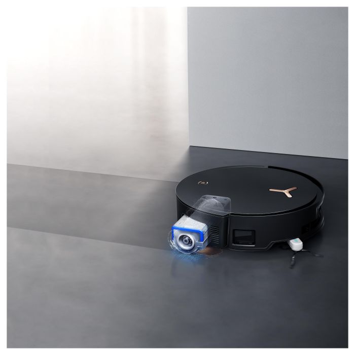 Ecovacs Deebot X8 Pro Omni - Robot aspirador y fregador con estación de autovaciado, TrueMapping 2.0, 18000 Pa, Negro