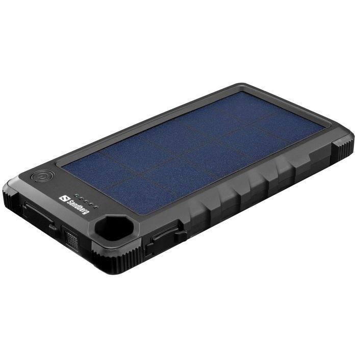 Sandberg Outdoor Solar Powerbank 10000 mAh IP66 Impermeable y Resistente para Viajes y Aventuras