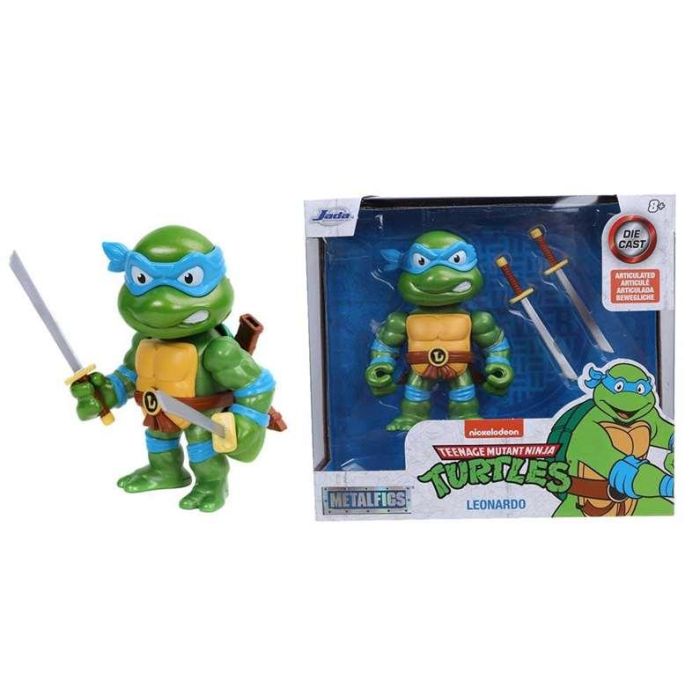 Figura de metal tortugas ninja leonardo 10 cm