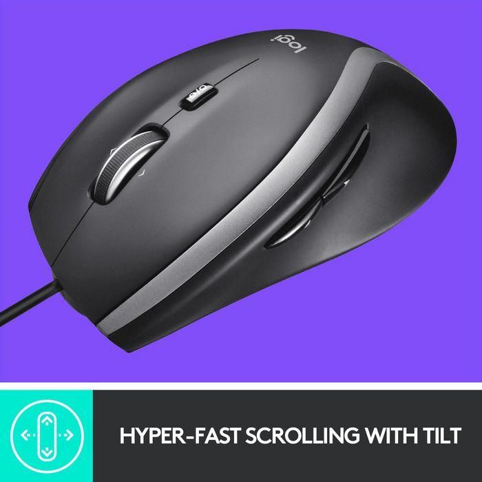 Logitech Advanced Corded Mouse M500s, USB Type-A, Black 4 Logitech Advanced Corded Mouse M500s, USB Type-A, Black 4